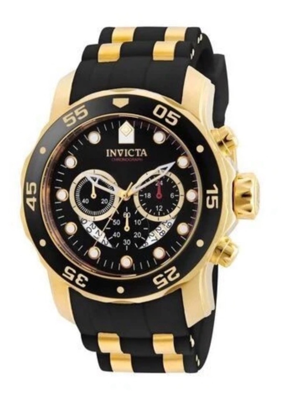 Invicta Men's 6981 Pro Diver Quartz Multifunction Black Dial Watch - Blac